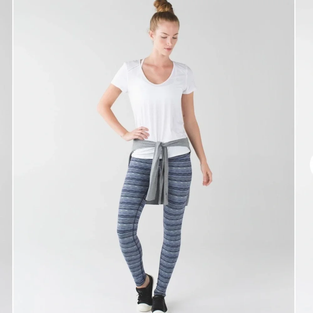 Lululemon Wunder Under Space Dye Twist Sapphire Blue Multi